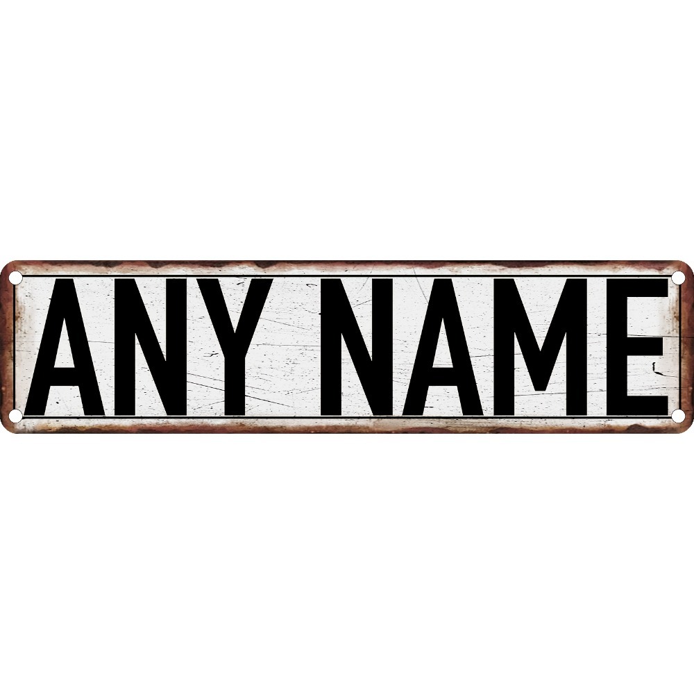 Home Bathroom Sign - 2D Flat 16 Colors Custom Aluminum