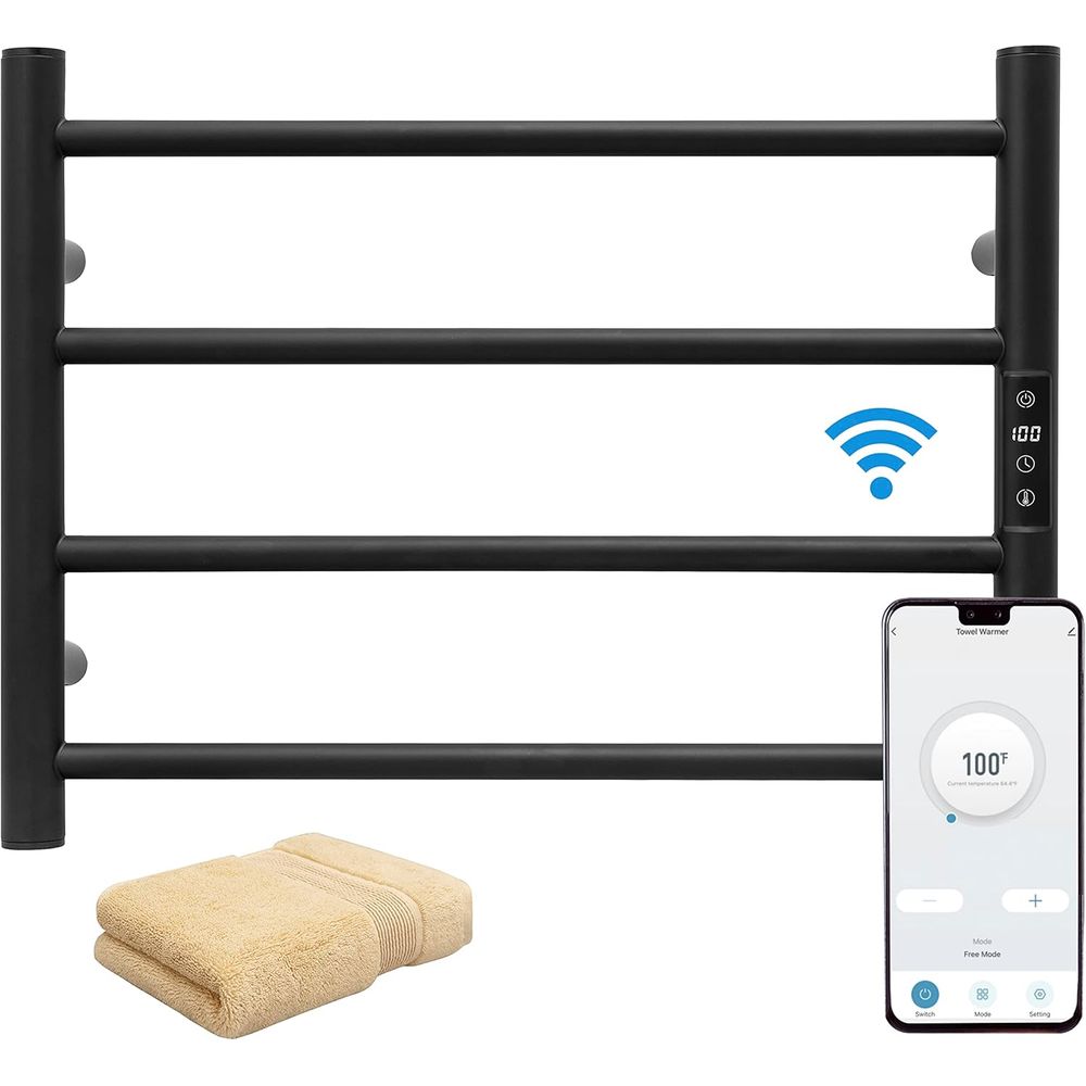 Towel Warmer Electric - KEG Smart WiFi Towel Warmer Wall