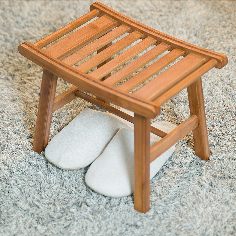 Home Bathroom Spa - 1PC Bamboo Shower Bench Non Slip