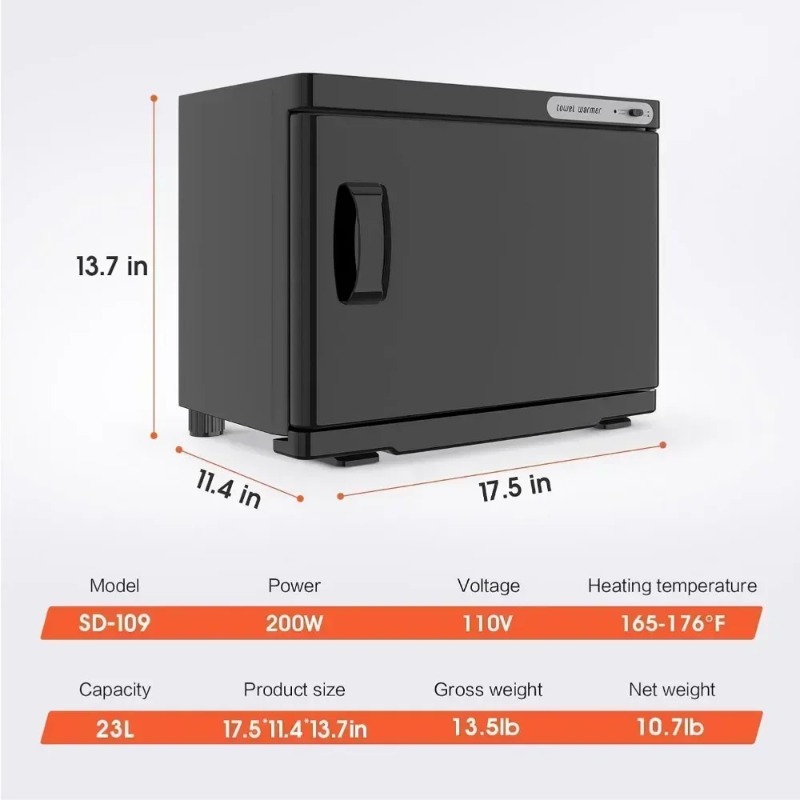 Towel Warmer Electric - 23L Large Towel Warmer Cabinet Hot