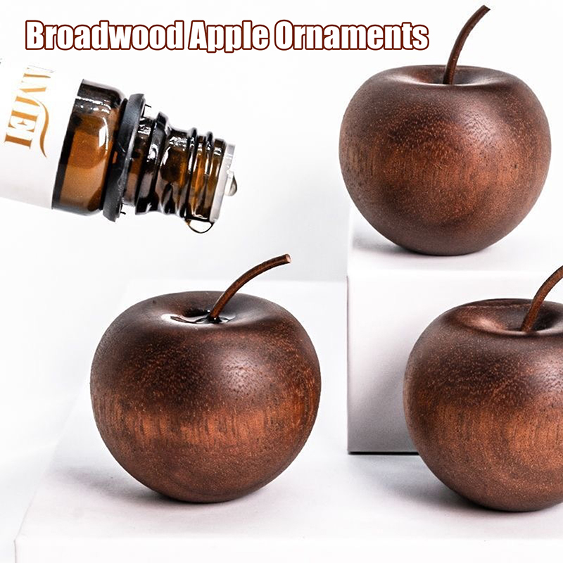 1PCS Of Wooden Apple Shaped Es - Home Bathroom Essentials recension och pris