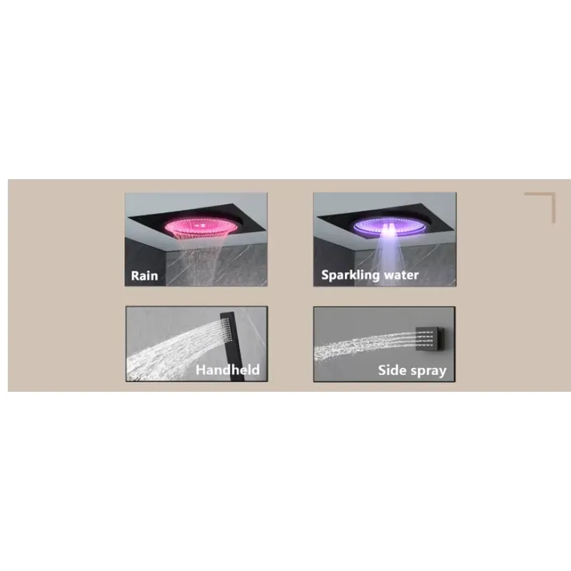 Smart LED Shower Set Bathroom  - Home Bathroom Spa recension och pris