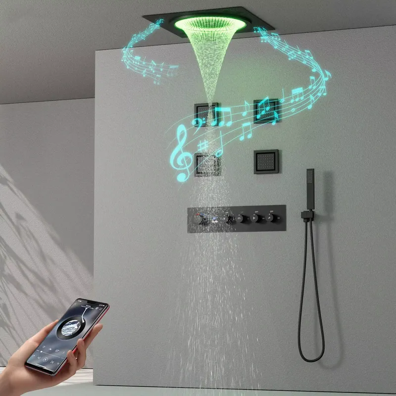 Smart LED Shower Set Bathroom  - Home Bathroom Spa recension och pris