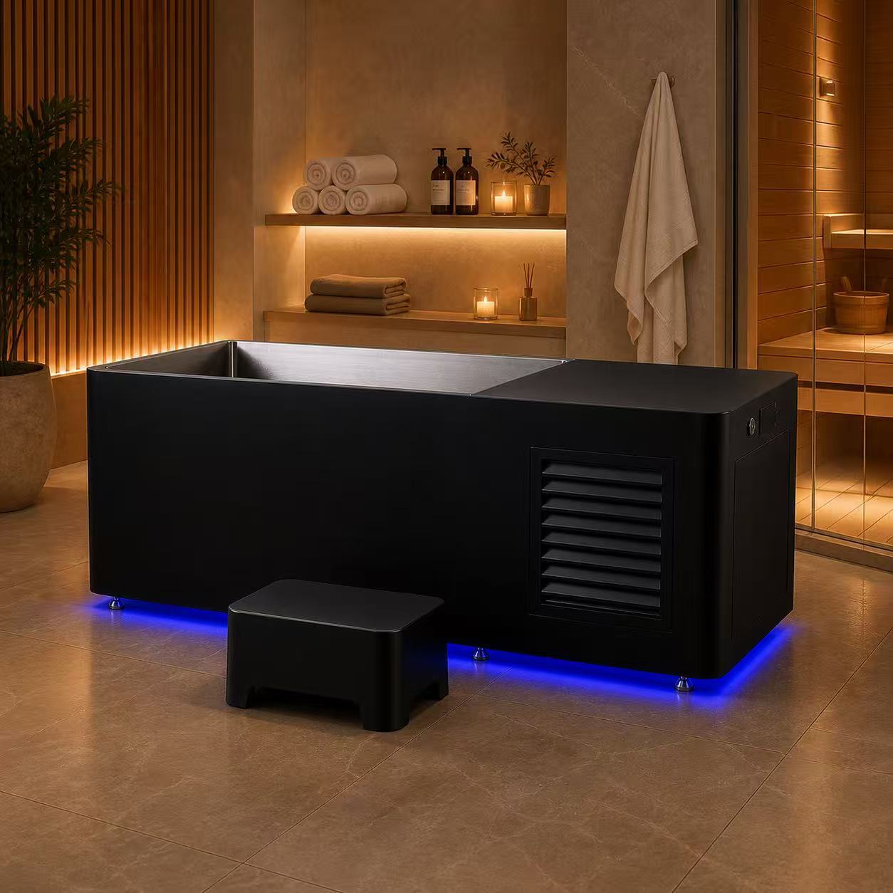 Stainless Steel Bathtub, 1HP W - Home Bathroom Spa recension och pris