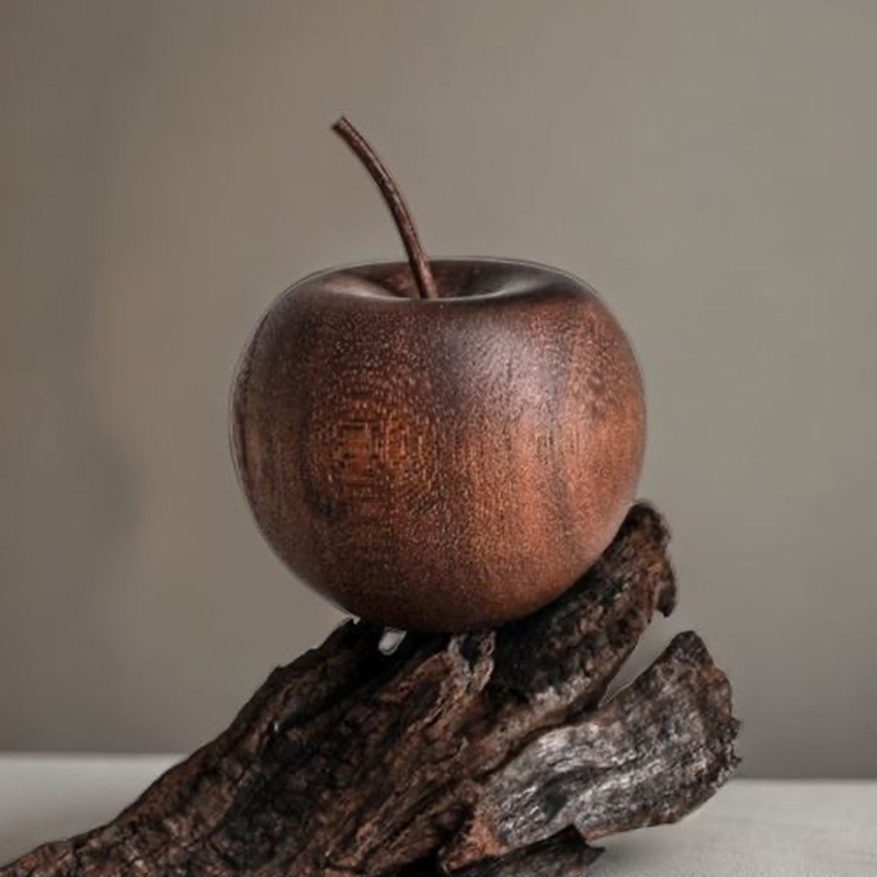 1PCS Of Wooden Apple Shaped Es - Home Bathroom Essentials recension och pris