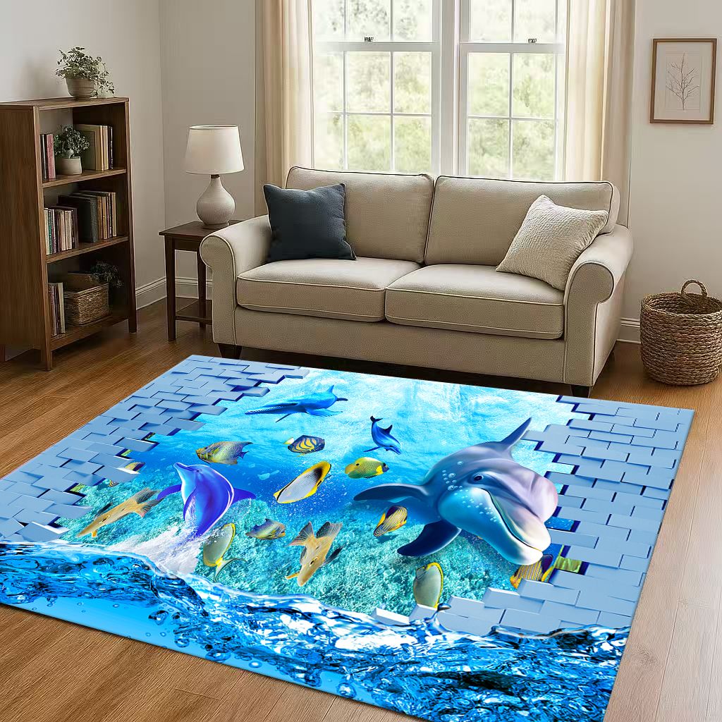 New 3D Illusion Underwater Wor - Home Bathroom Break recension och pris