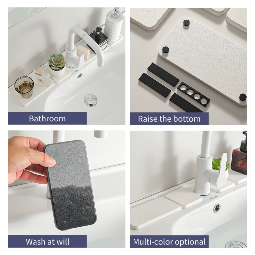 Soap Drying Mat Dish Diatomite - Home Depot Bathroom Sink recension och pris