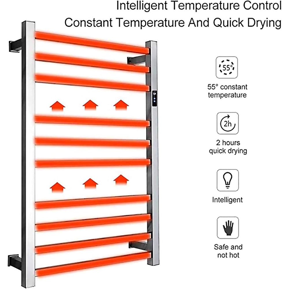Electric Towel Warmer,with Tim - Towel Warmer Electric recension och pris