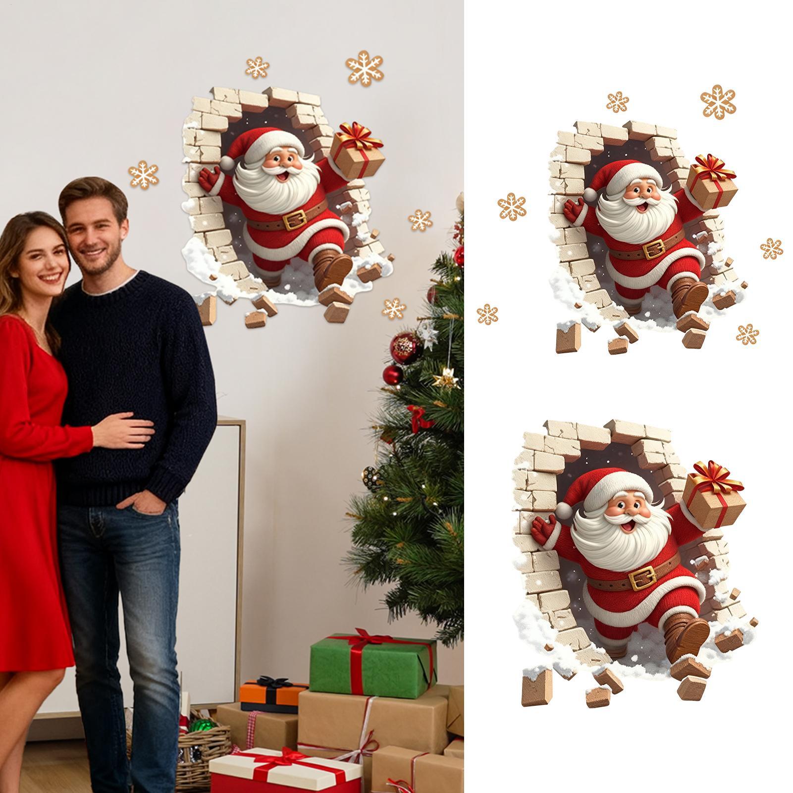 Santa Wall Stickers Christmas  - Home Bathroom Break recension och pris