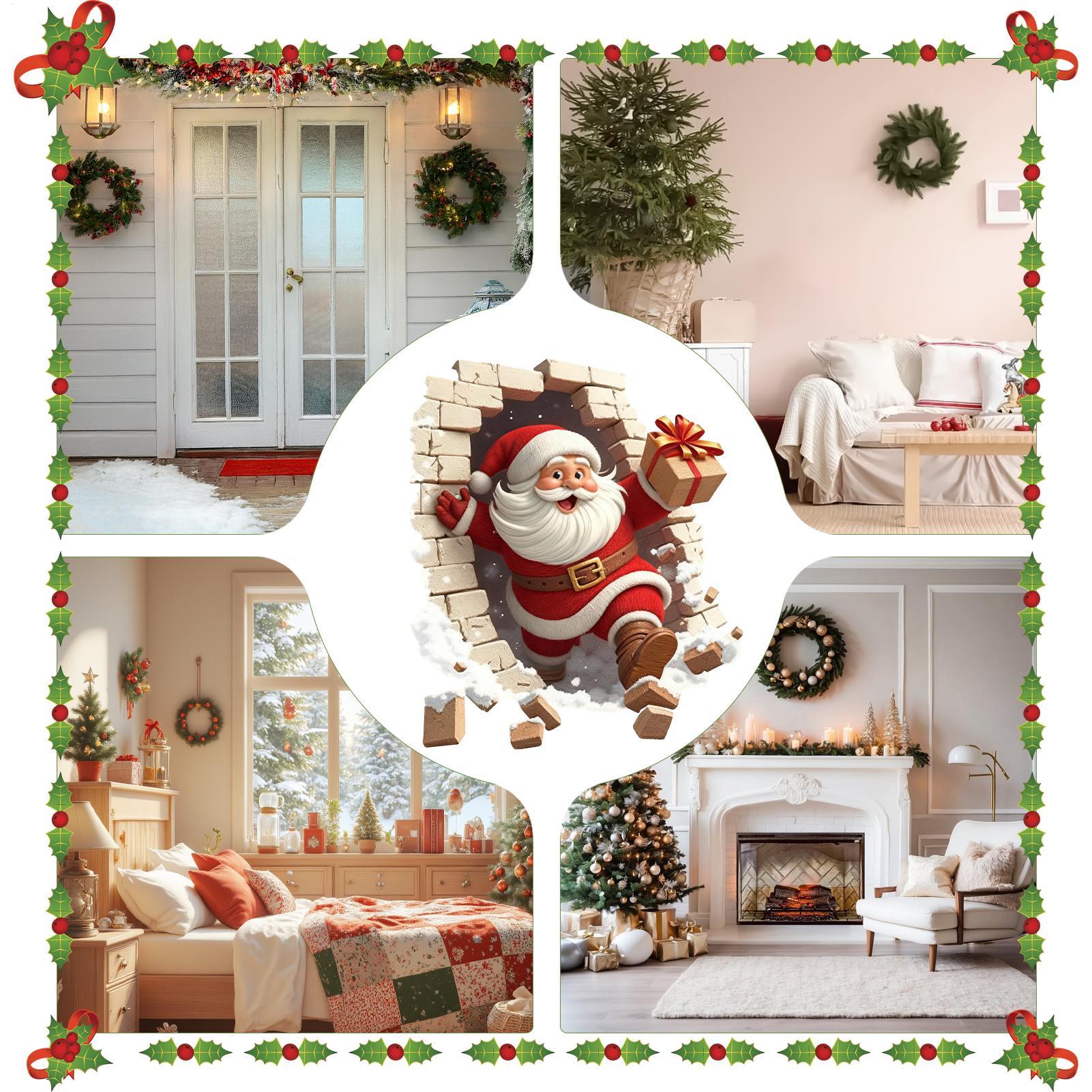 Santa Wall Stickers Christmas  - Home Bathroom Break recension och pris