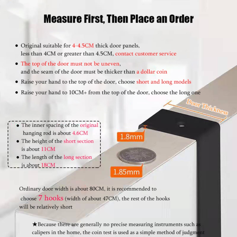 Hooks Over The Door 6 Hooks Cl - Home Bathroom Essentials recension och pris