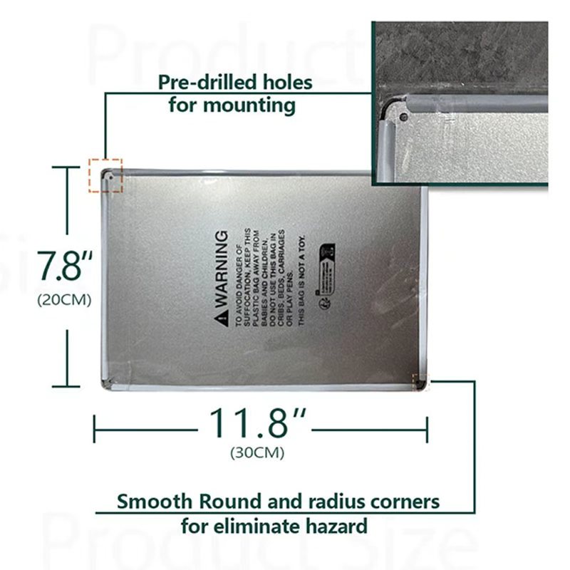 Funny Bathroom Rules Metal Tin - Home Bathroom Sign recension och pris