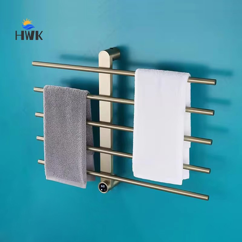 Bathroom Equipment Brushed Gol - Towel Warmer Electric recension och pris