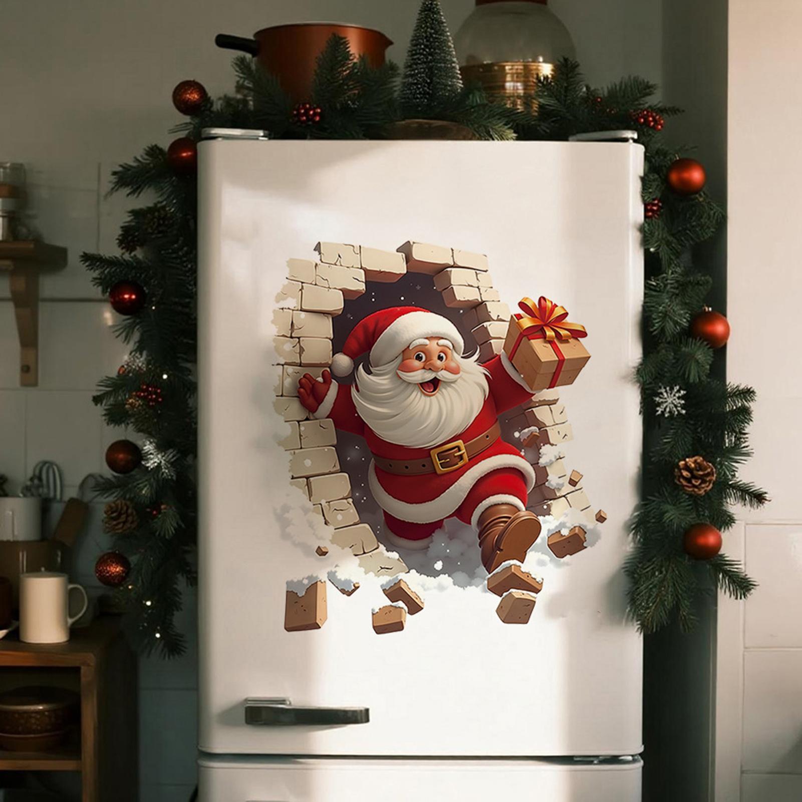 Christmas Santa Wall Decals Ch - Home Bathroom Break recension och pris