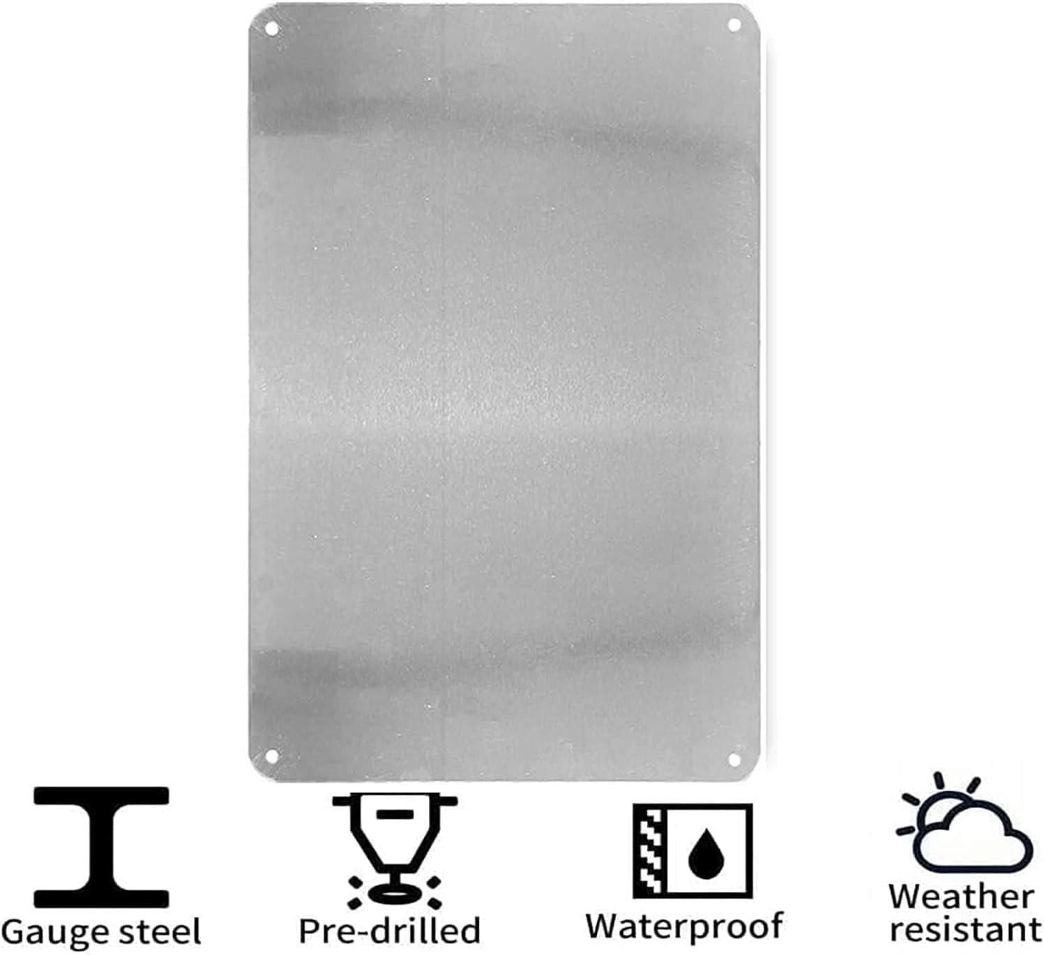 Funny Cat on Toilet Metal Wall - Home Bathroom Sign recension och pris