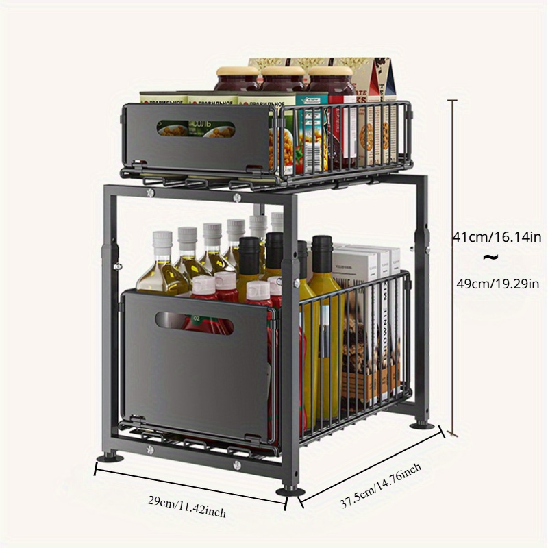 2 Tier Slide Out Cabinet Organ - Home Depot Bathroom Sink recension och pris