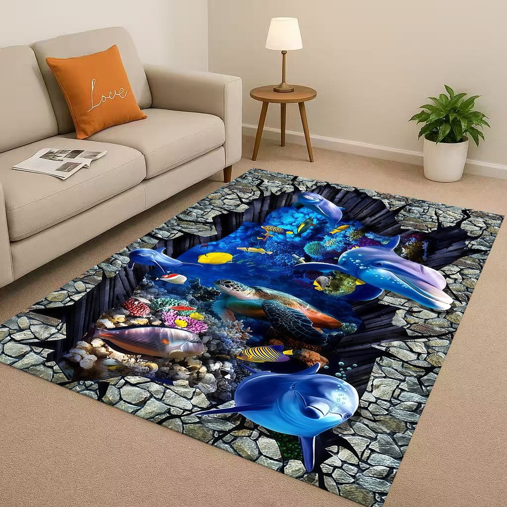 3D Illusion Underwater World B - Home Bathroom Break recension och pris