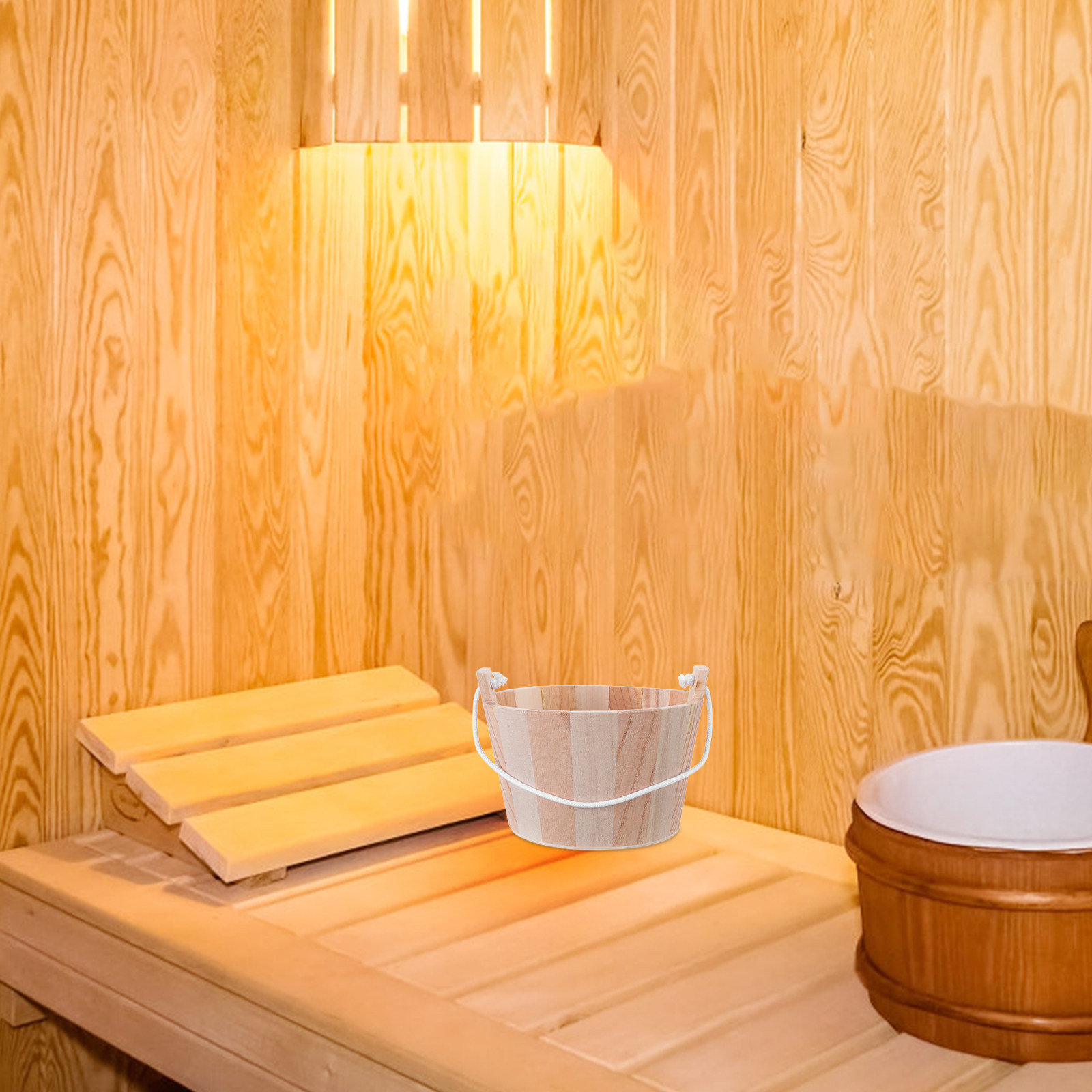 Premium Natural Wood Sauna Buc - Home Bathroom Spa recension och pris