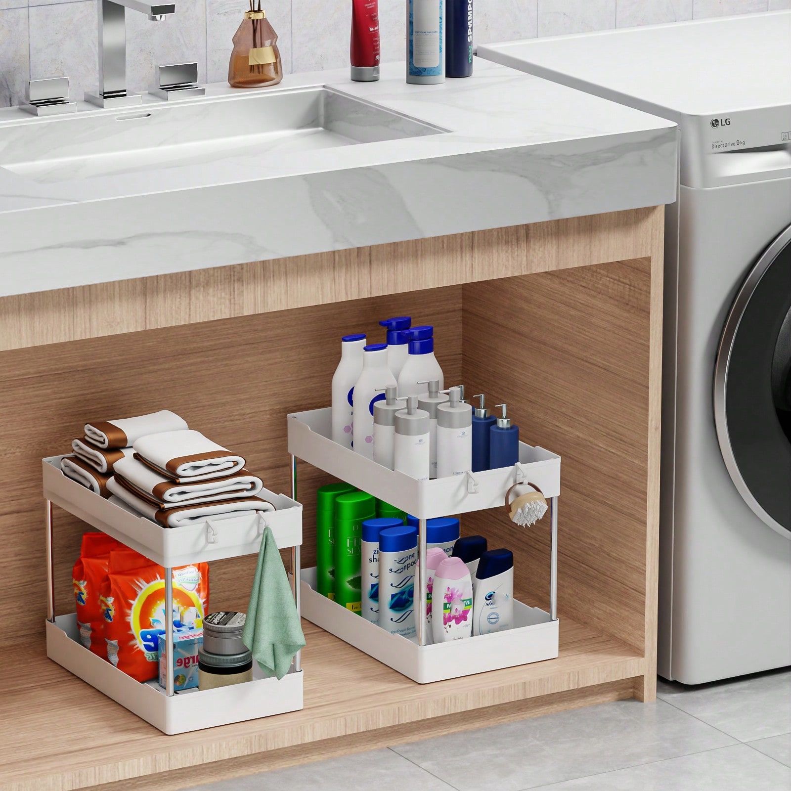 3 Pcs Bathroom Sink Storage Sh - Home Depot Bathroom Sink recension och pris