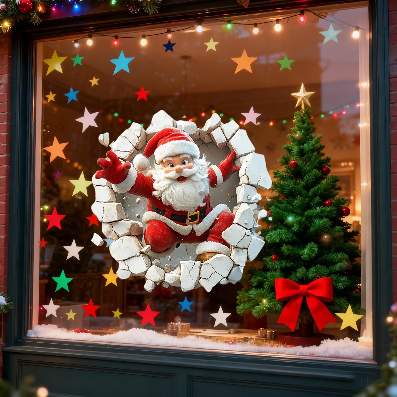 Holiday Window Clings Adorable - Home Bathroom Break recension och pris
