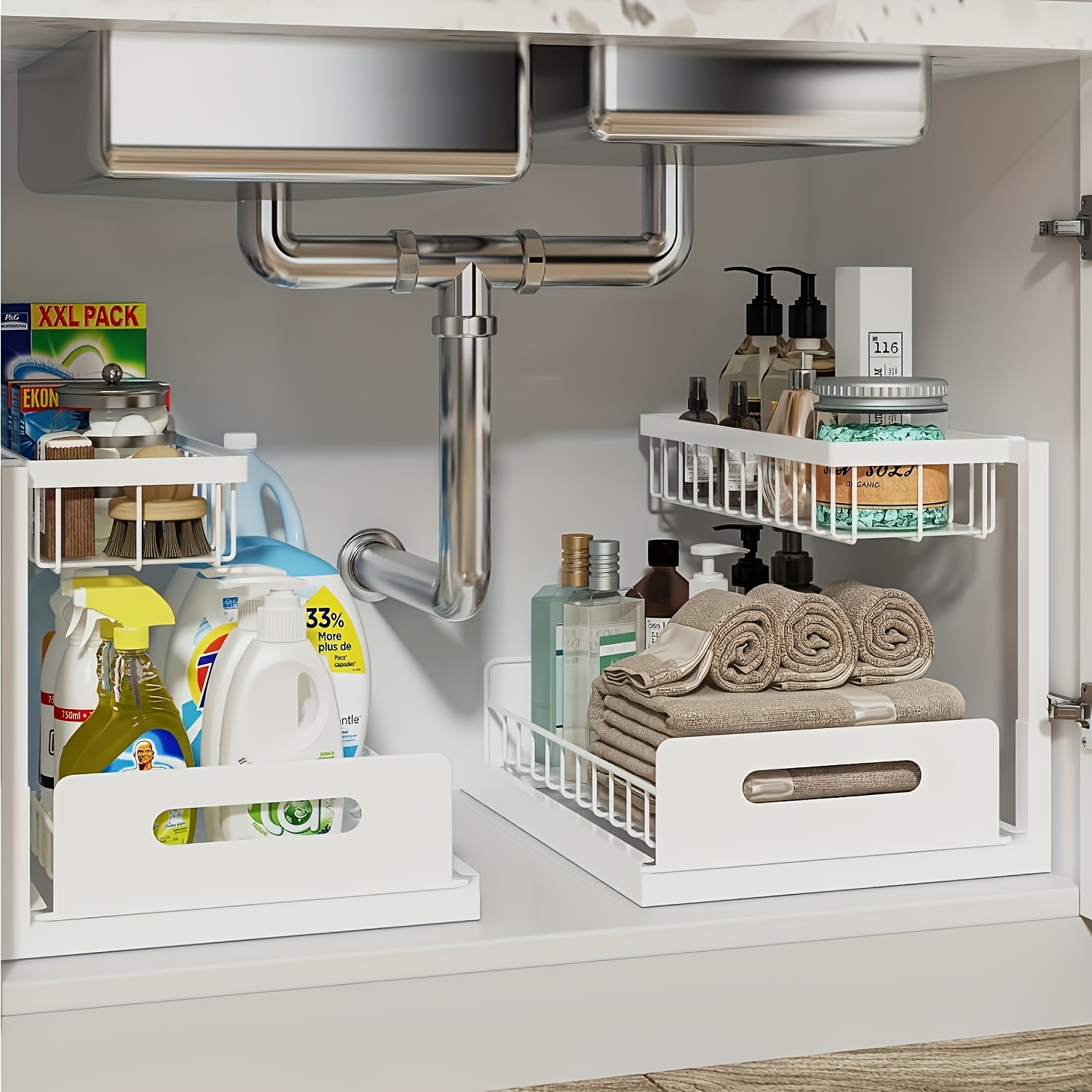 Pull-Out Under Sink Organizer, - Home Depot Bathroom Sink recension och pris