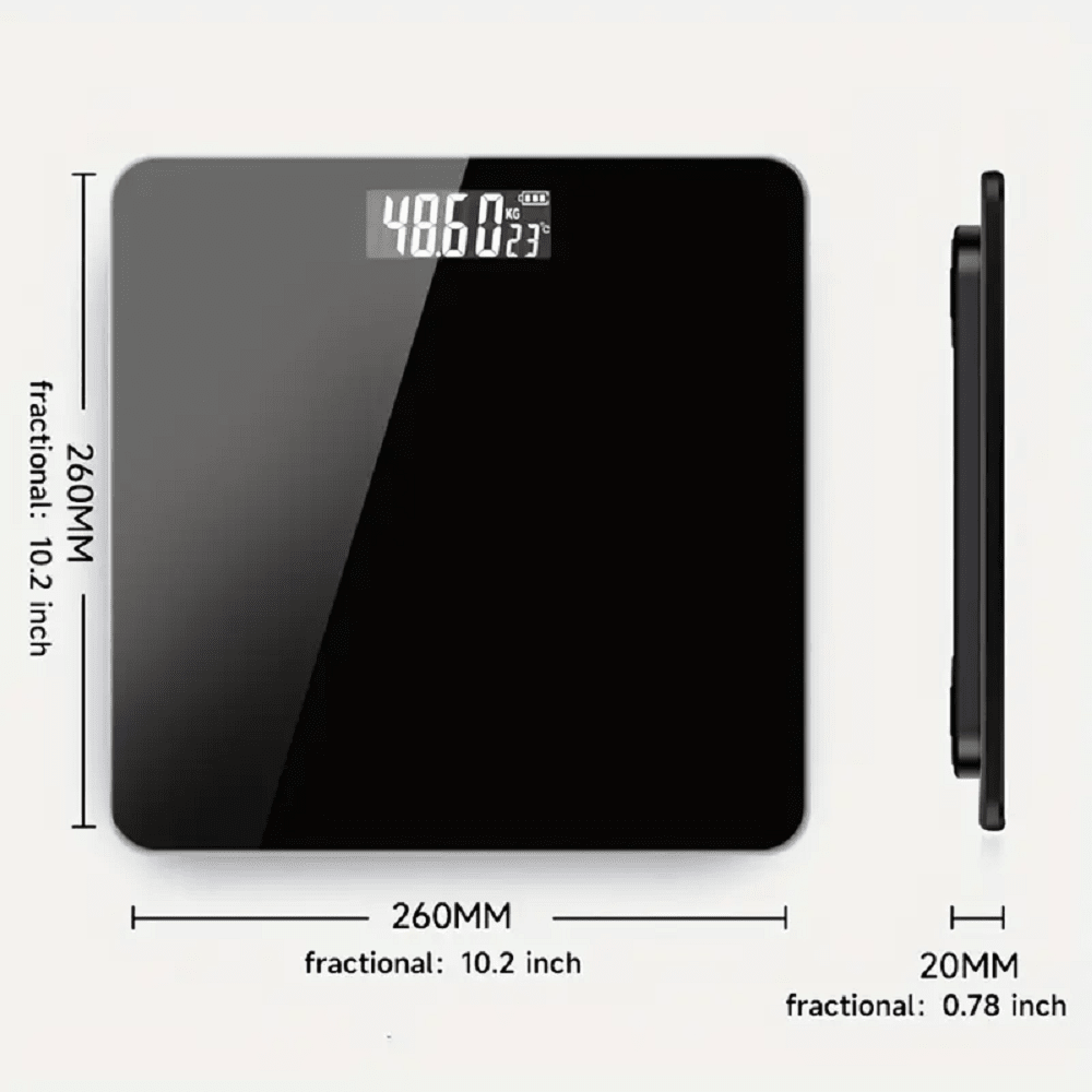 Pc Digital Bathroom Scale, Gla - Home Bathroom Essentials recension och pris