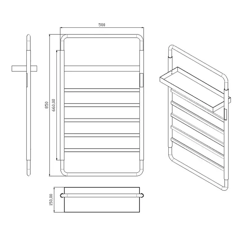 Towel Heated Holder Bathroom E - Towel Warmer Electric recension och pris