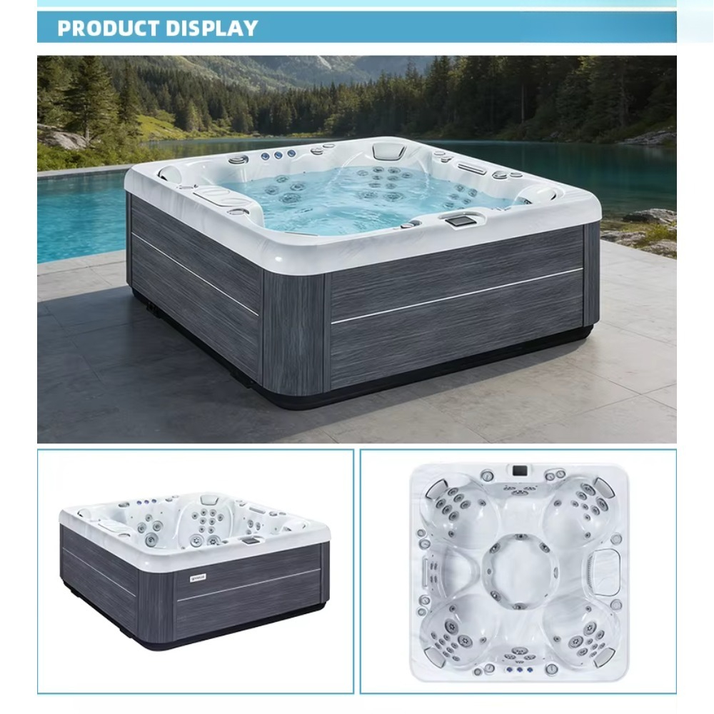 Freestanding Whirlpool Massage - Home Bathroom Spa recension och pris