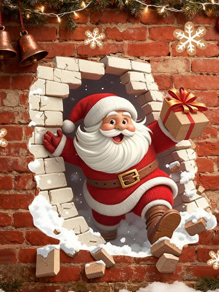 Wall Stickers Christmas Santa  - Home Bathroom Break recension och pris