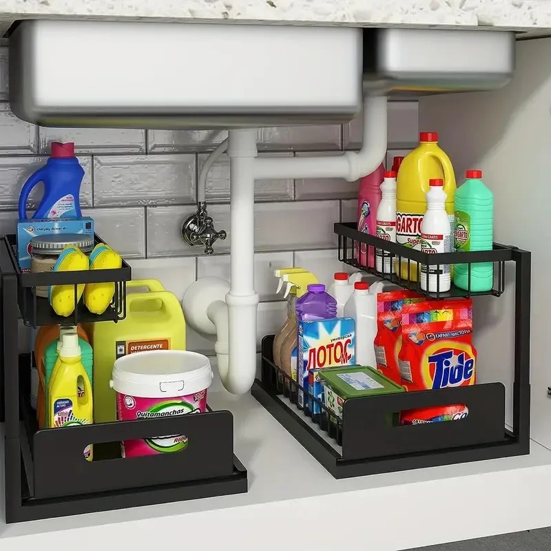 2 Tier Under Sink Organizer Pu - Home Depot Bathroom Sink recension och pris